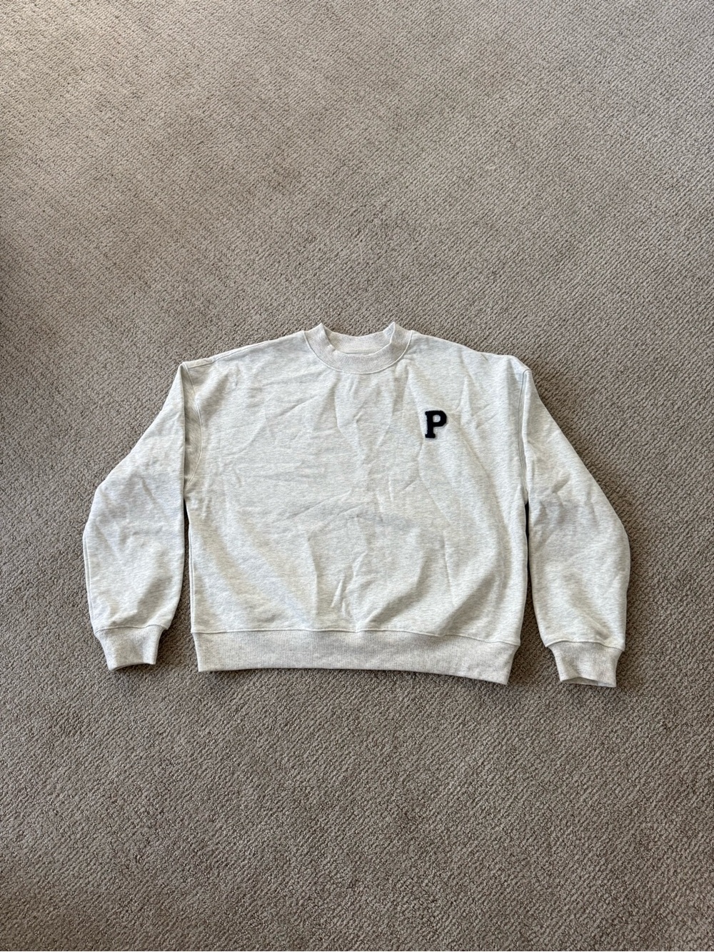 NWT Parke Chenille Shrunken Mockneck Sweatshirt - Picture 2 of 6